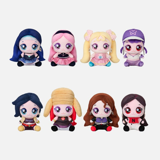 AESPA - TEENIEPING X AESPA COLLABORATION OFFICIAL MD 25CM PLUSH DOLL - COKODIVE