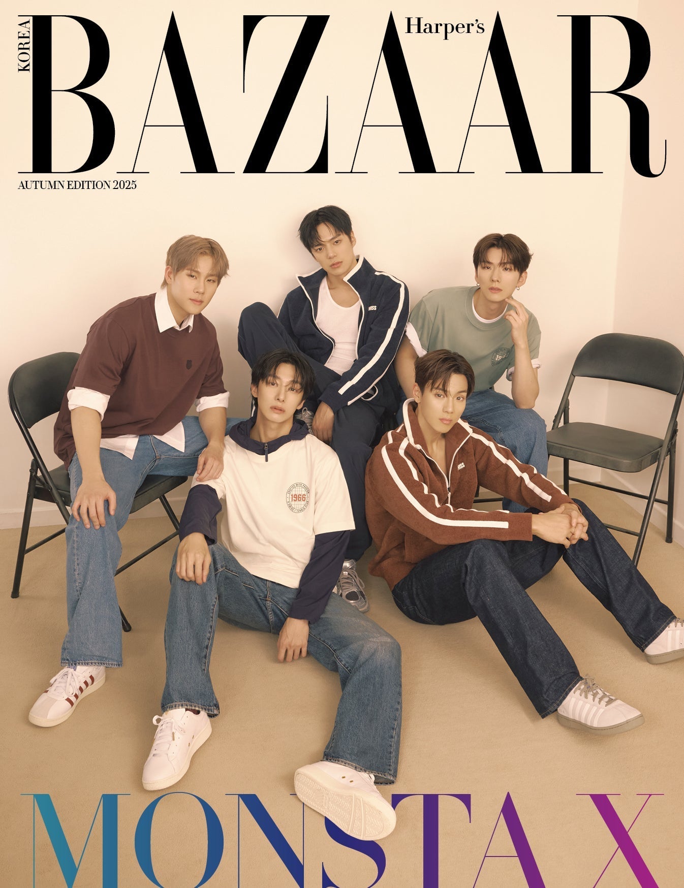 MONSTA X - BAZAAR MAGAZINE 2025 AUTUMN EDITION ISSUE COVER A - COKODIVE