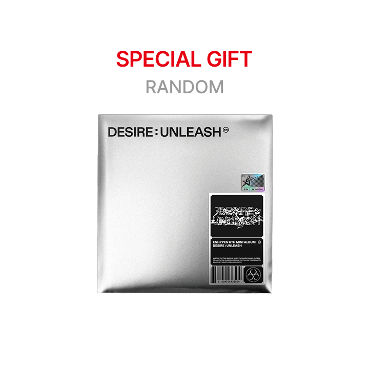 ENHYPEN - DESIRE : UNLEASH 6TH MINI ALBUM WEVERSE SHOP SPECIAL GIFT EVENT ENGENE VER RANDOM - COKODIVE