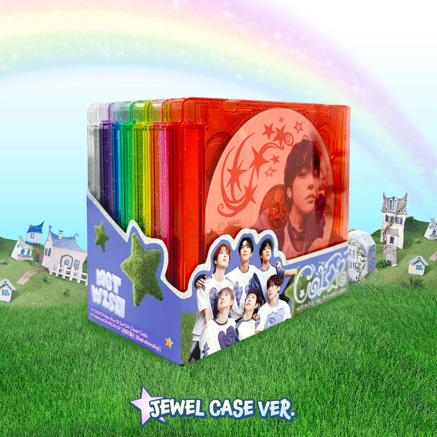 NCT WISH - COLOR 3RD MINI ALBUM JEWEL CASE VER RANDOM