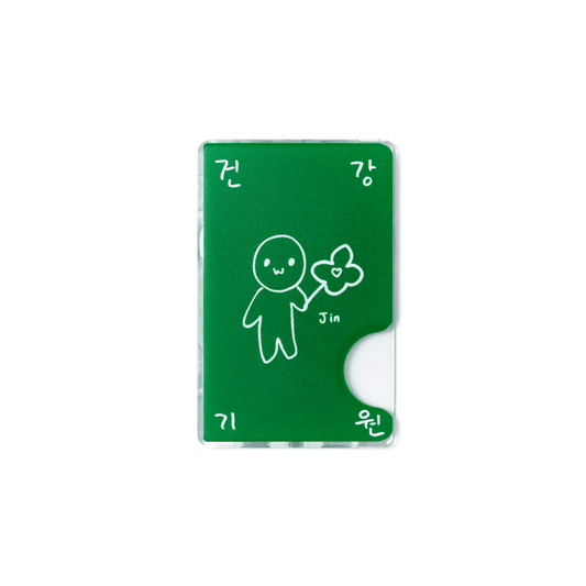 BTS JIN - RUNSEOKJIN OFFICIAL MD MAGNETIC CARD HOLDER VER. 4 - COKODIVE