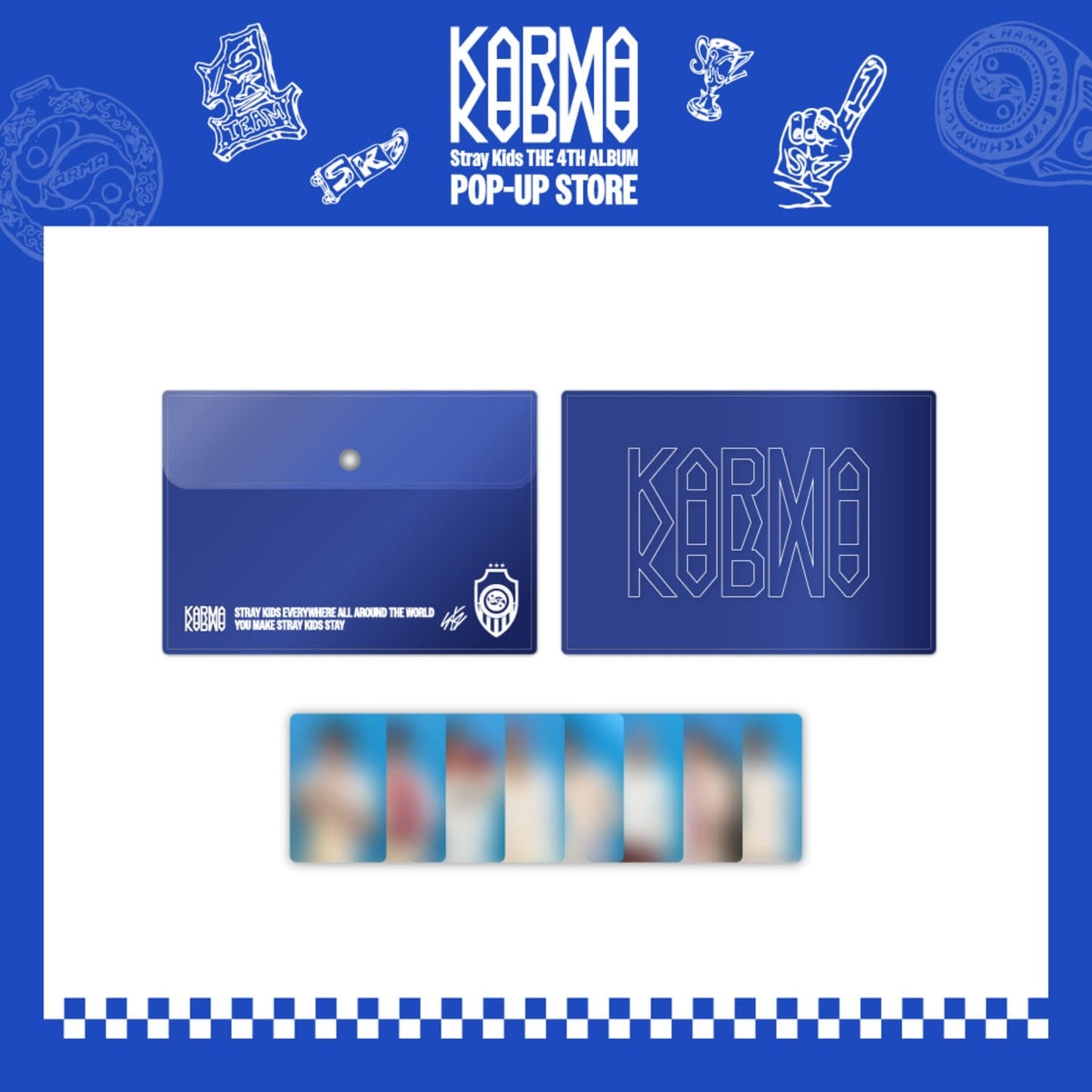 STRAY KIDS - KARMA POP UP STORE OFFICIAL MD PVC POUCH
