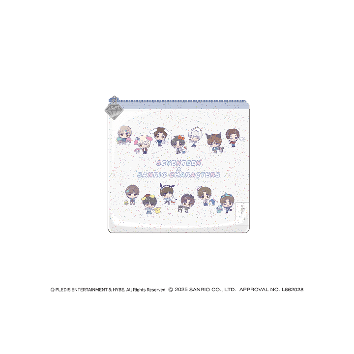 SEVENTEEN - SEVENTEEN X SANRIO CHARACTERS COLLABORATION OFFICIAL MD FLAT POUCH - COKODIVE