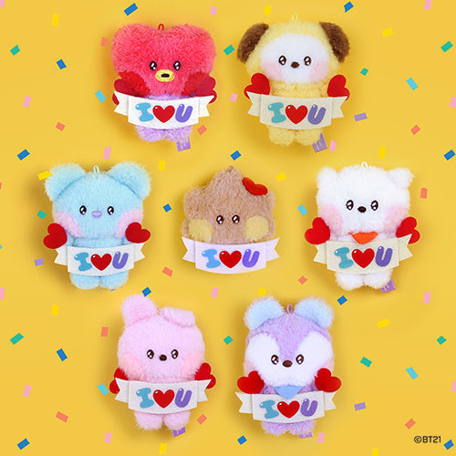 BT21 - ILOVEU MININI PLUSH KEYRING - COKODIVE
