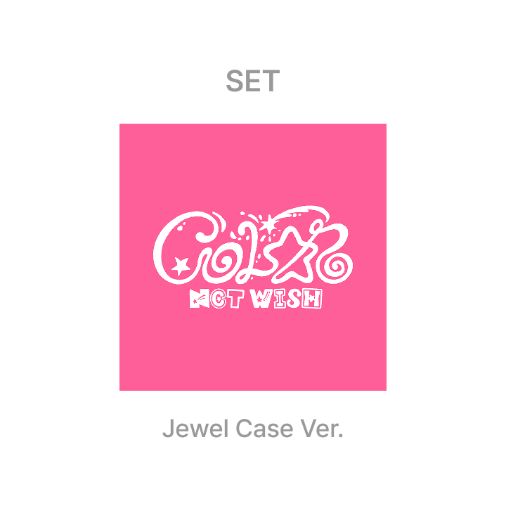NCT WISH - COLOR 3RD MINI ALBUM WEVERSE SHOP GIFT JEWEL CASE VER SET - COKODIVE