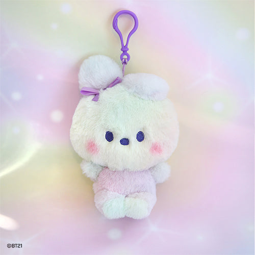 BT21 MINI RAINBOW PLUSH KEYRING - COKODIVE