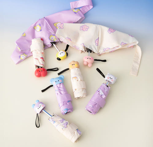 BT21 - MININI RAINY DAY FOLDING UMBRELLA - COKODIVE