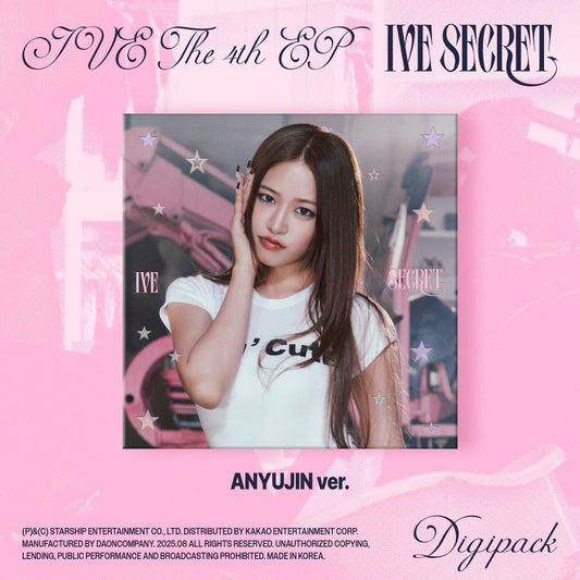 IVE - IVE SECRET 4TH EP ALBUM STARSHIP SQUARE GIFT DIGIPACK ANYUJIN VER