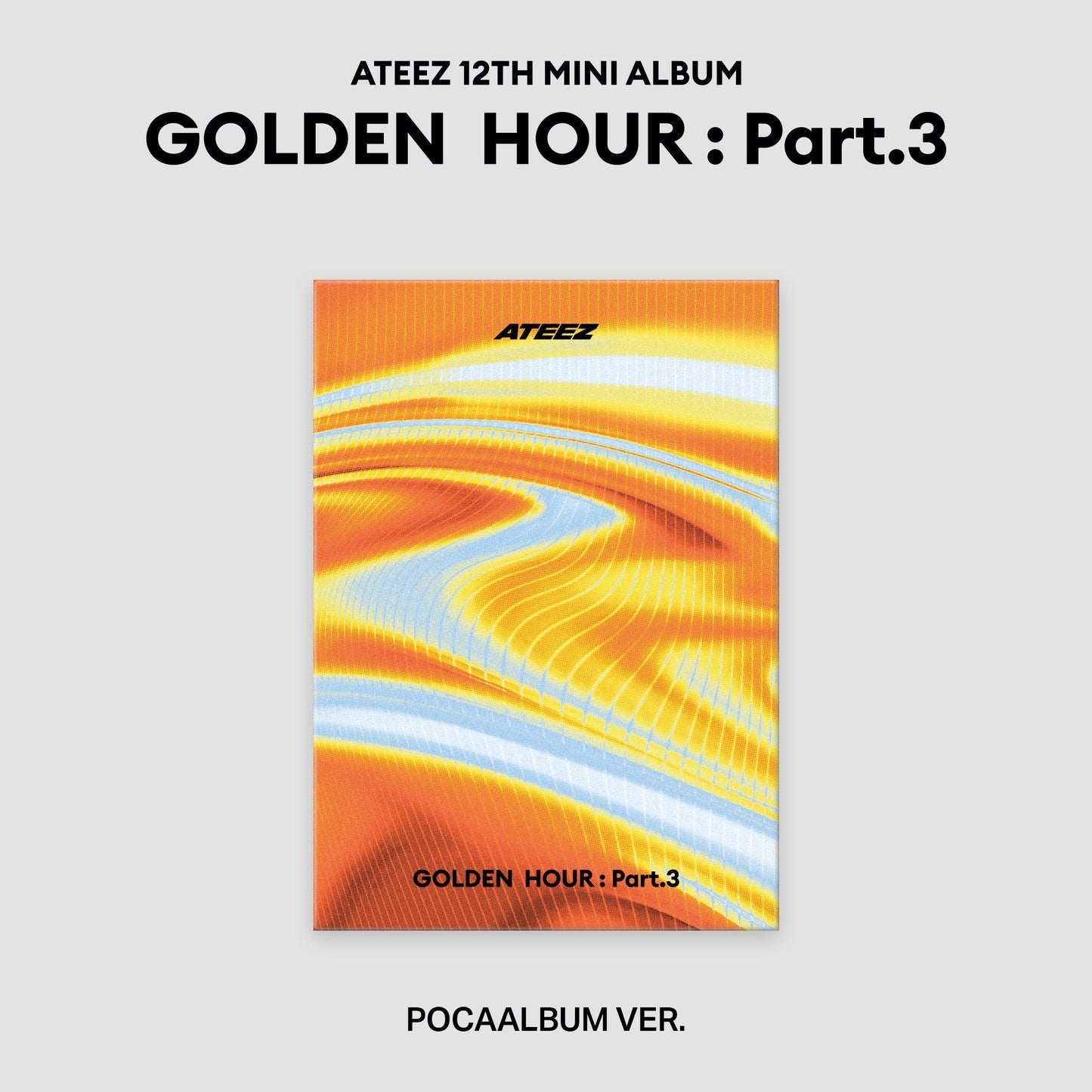 ATEEZ - GOLDEN HOUR : PART.3 12TH MINI ALBUM POCAALBUM VER RANDOM - COKODIVE
