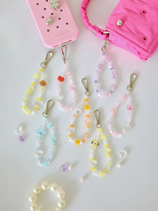 BT21 - BABY PEARL BEADS KEYRING - COKODIVE
