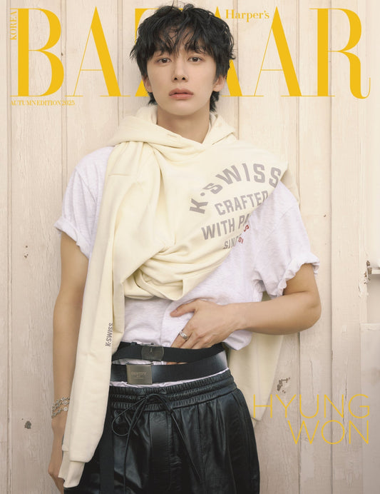 MONSTA X - BAZAAR MAGAZINE 2025 AUTUMN EDITION ISSUE COVER B - COKODIVE