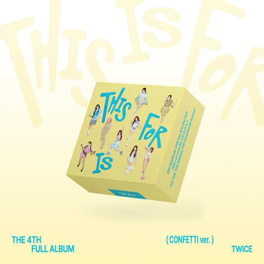 TWICE - THIS IS FOR 4TH FULL ALBUM CONFETTI VER - COKODIVE
