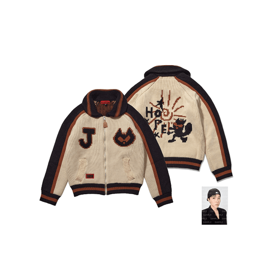 BTS J-HOPE - HOPE ON THE STAGE OFFICIAL MD COWICHAN CARDIGAN (BEIGE) - COKODIVE