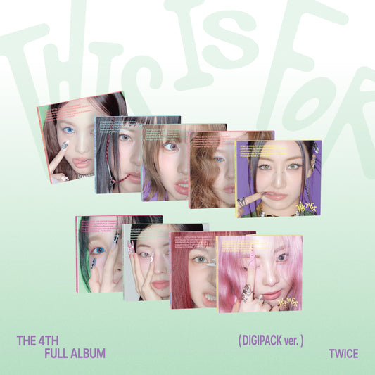 TWICE - THIS IS FOR 4TH FULL ALBUM MUSICKOREA GIFT DIGIPACK VER SET - COKODIVE