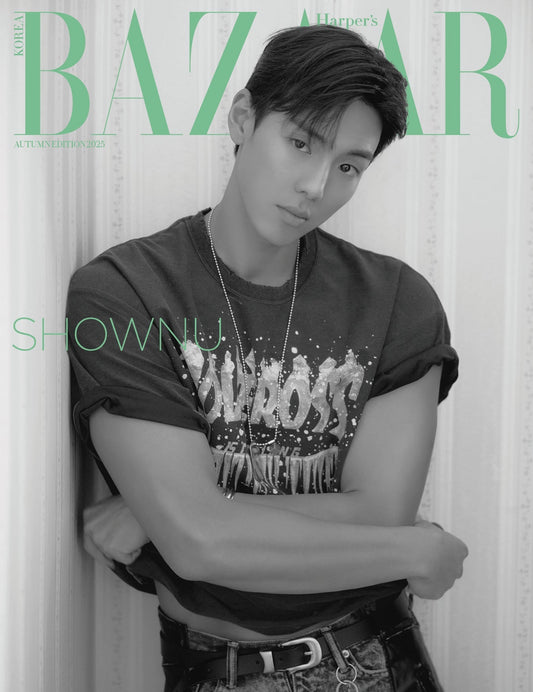 MONSTA X - BAZAAR MAGAZINE 2025 AUTUMN EDITION ISSUE COVER E - COKODIVE
