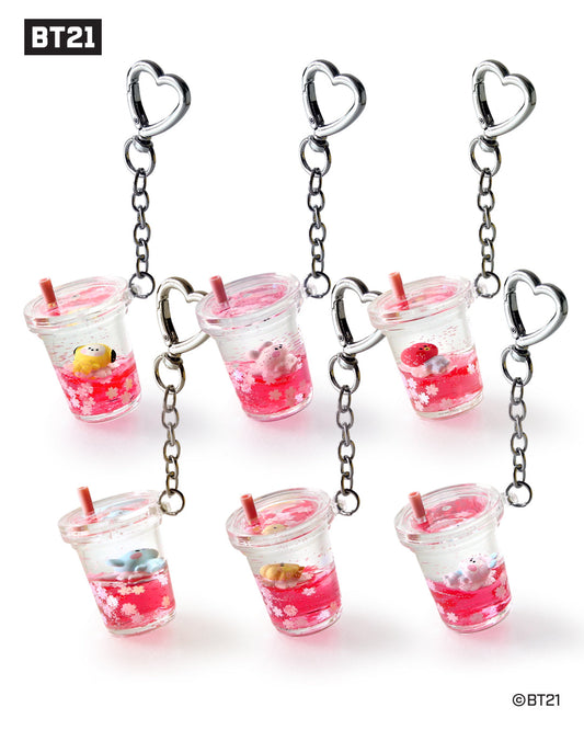 BT21 - CHERRY BLOSSOM MININI WATER KEYRING - COKODIVE