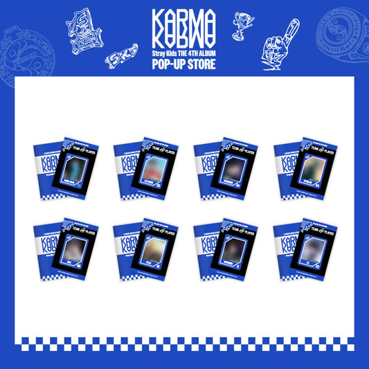 STRAY KIDS - KARMA POP UP STORE OFFICIAL MD LOCKER ROOM STICKER BOOK