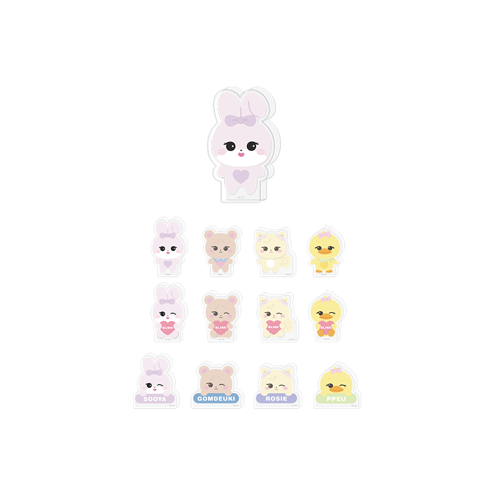 BLACKPINK - DEADLINE WORLD TOUR IN SEOUL OFFICIAL MD CHARACTER RANDOM MINI ACRYLIC STAND - COKODIVE