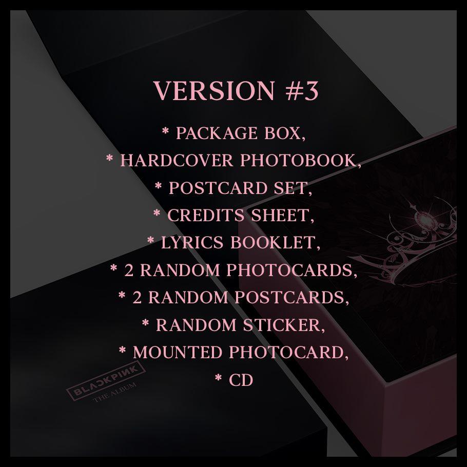 Apple Music Ver. 3 BLACKPINK 1st FULL ALBUM [THE ALBUM]