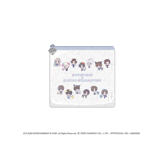 SEVENTEEN - SEVENTEEN X SANRIO CHARACTERS COLLABORATION OFFICIAL MD FLAT POUCH - COKODIVE