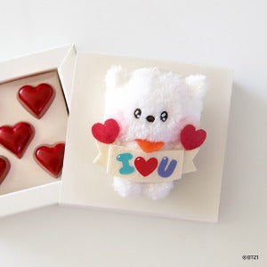 BT21 - ILOVEU MININI PLUSH KEYRING - COKODIVE